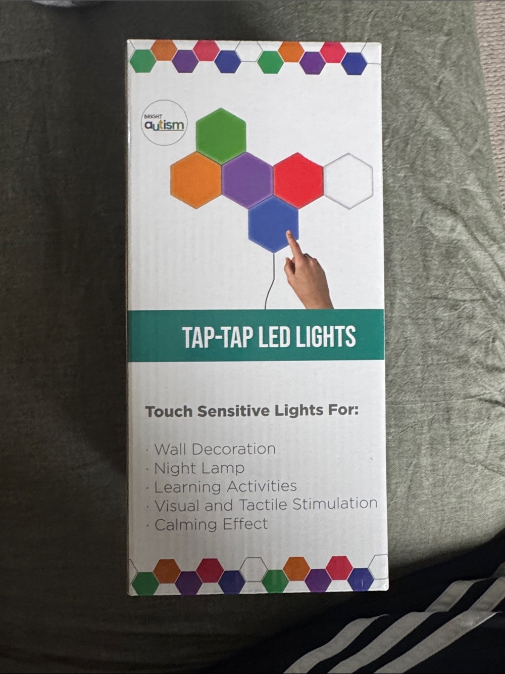 Tap-Tap LED Lights Hexagon Touch Panel - Multi Color